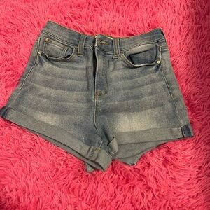 Celebrity Pink- Blue Denim Jean Shorts